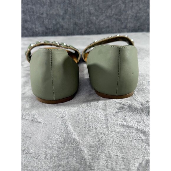 Andiamo womens sandels 8 green flat slip on - Picture 9 of 16